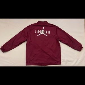 Jordan 6 maroon coach jacket